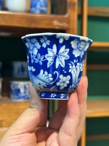 A Thousand Flowers Hexagonal Tea Cup — view 7