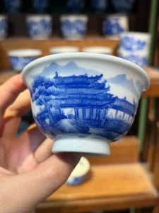 Mountain Landscape Tea Cup — view 2
