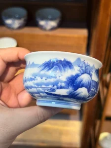 Mountain Landscape Tea Cup — view 6