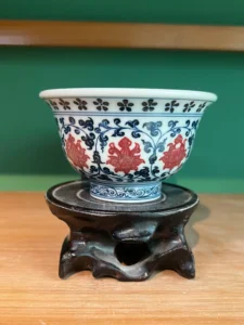 Scrolling Lotus Tea Cup — view 3