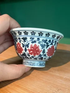 Scrolling Lotus Tea Cup — view 7