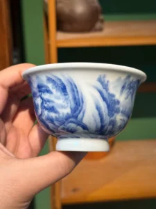 Mountain Landscape Tea Cup — view 3