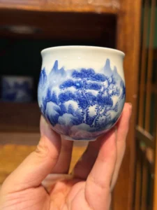 Mountain Landscape Tea Cup
