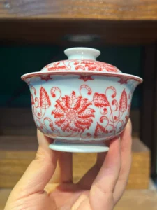 Scrolling Lotus Gaiwan — view 5