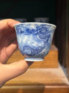 Ink Dragon Tea Cup