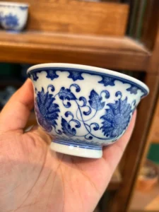 Scrolling Lotus Tea Cup — view 4