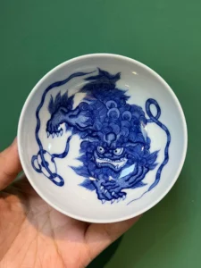 Playful Lions Tea Cup — view 2