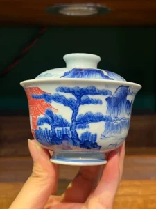 Mountain Landscape Gaiwan — view 3