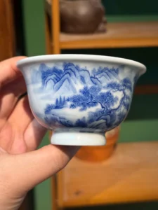 Mountain Landscape Tea Cup — view 6