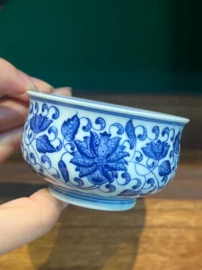 Scrolling Lotus Tea Cup — view 7