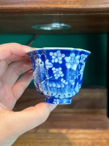 A Thousand Flowers Hexagonal Tea Cup — view 2
