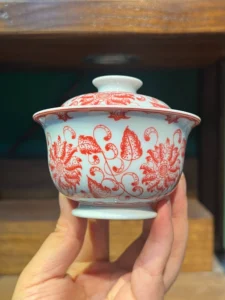 Scrolling Lotus Gaiwan — view 6