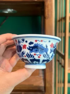Fish & Water Plants Tea Cup — view 6