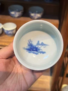 Mountain Landscape Tea Cup — view 8