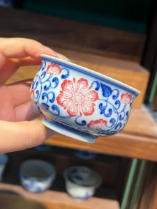 Scrolling Lotus Tea Cup — view 5