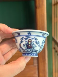 Scrolling Lotus Tea Cup — view 6
