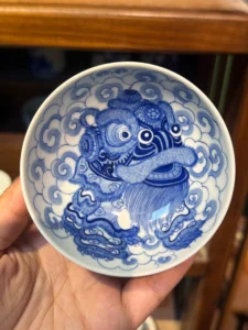 Playful Lions Tea Cup — view 2