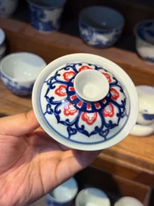 Lotus & Eight Treasures Gaiwan — view 8