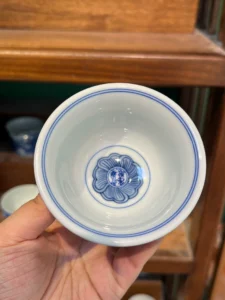 Scrolling Lotus Tea Cup — view 5