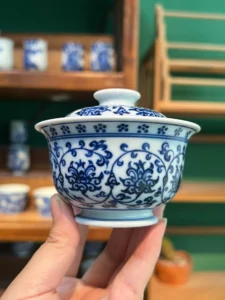 Scrolling Lotus Gaiwan — view 2
