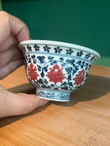 Scrolling Lotus Tea Cup — view 6