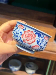 Scrolling Lotus Tea Cup — view 7