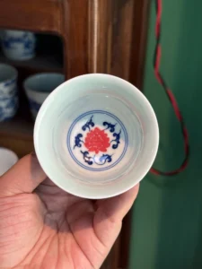 Scrolling Lotus Tea Cup — view 8