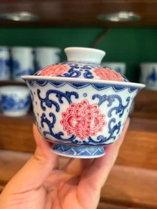 Scrolling Lotus Gaiwan — view 7