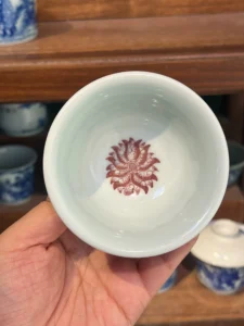 Scrolling Lotus Tea Cup — view 4