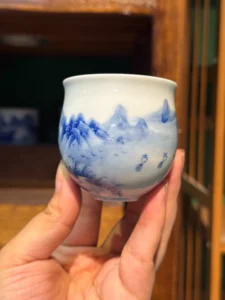 Mountain Landscape Tea Cup — view 5