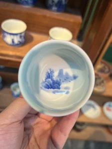 Mountain Landscape Tea Cup — view 8