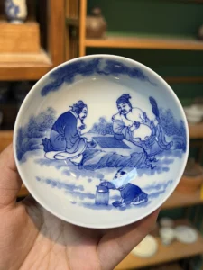 Chess under the Pines Tea Cup — view 2