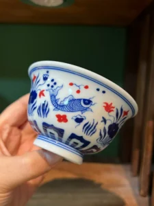 Fish & Water Plants Tea Cup — view 4