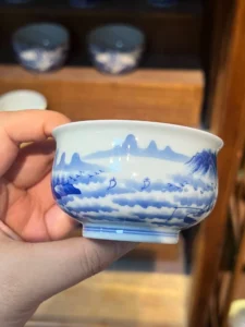 Mountain Landscape Tea Cup — view 5