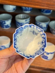 A Thousand Flowers Hexagonal Tea Cup — view 5