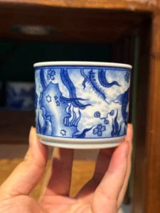 Fish & Water Plants Tea Cup — view 3