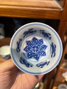 Scrolling Lotus Tea Cup — view 4