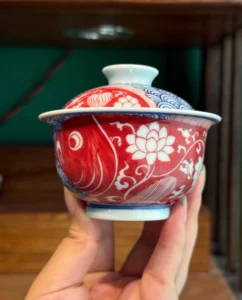 Playful Fish Gaiwan — view 2