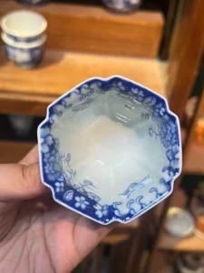 A Thousand Flowers Hexagonal Tea Cup — view 4