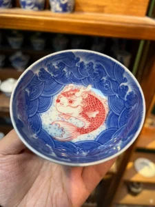 Ocean Waves Tea Cup — view 3