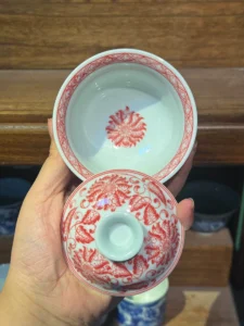 Scrolling Lotus Gaiwan — view 7