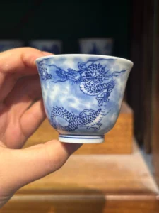 Ink Dragon Tea Cup — view 2