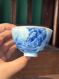 Ocean Waves Tea Cup — view 2