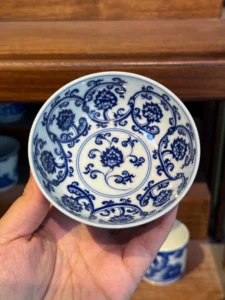 Scrolling Lotus Tea Cup — view 6