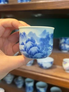 Mountain Landscape Tea Cup — view 6