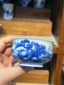 Mountain Landscape Tea Cup — view 4