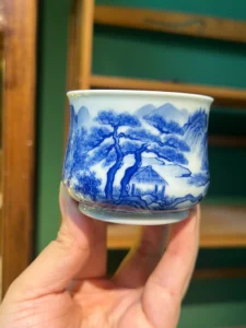 Mountain Landscape Tea Cup — view 2