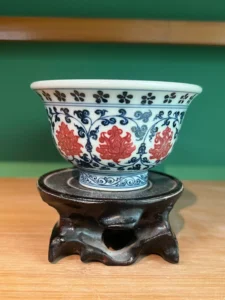 Scrolling Lotus Tea Cup — view 2