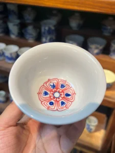 Scrolling Lotus Tea Cup — view 4