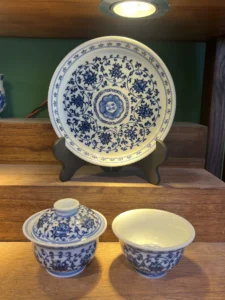 Scrolling Lotus Tea Set — view 2
